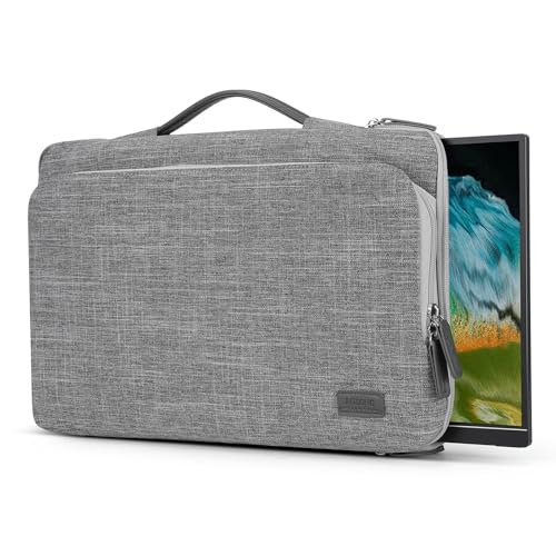 Funda para portátil de 15.6 pulgadas impermeable y protectora para monitor de viaje con asa