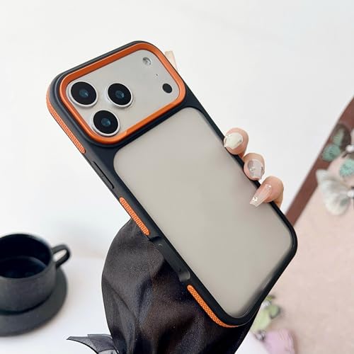 Coque iPhone 12 antichoc orange givré pour vos sorties quotidiennes