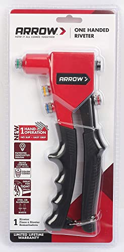 Arrow Rt188M One-Handed Pop Rivet Gun, Manual Riveter For Metal, Fabric, Leather, And Auto Repair, Uses 3/32 Inch, 1/8 Inch, 5/32 Inch, 3/16 Inch Blind Rivets #TOP7