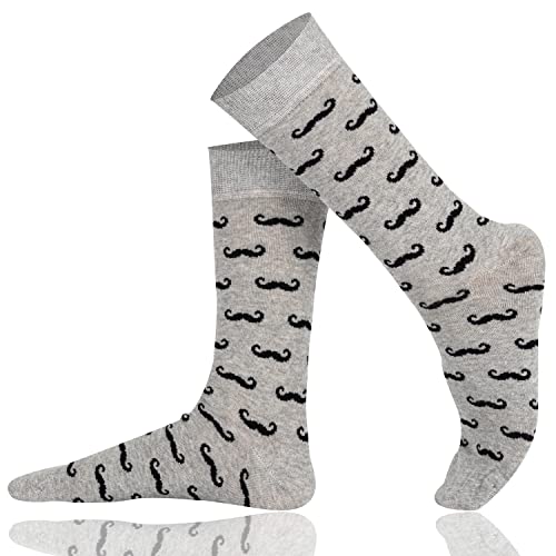 Image of Mysocks Unisex Extra Fine Combed Cotton Crew Socks |Colourful Designs | Seamless Toe | Make Your Steps Enjoyable