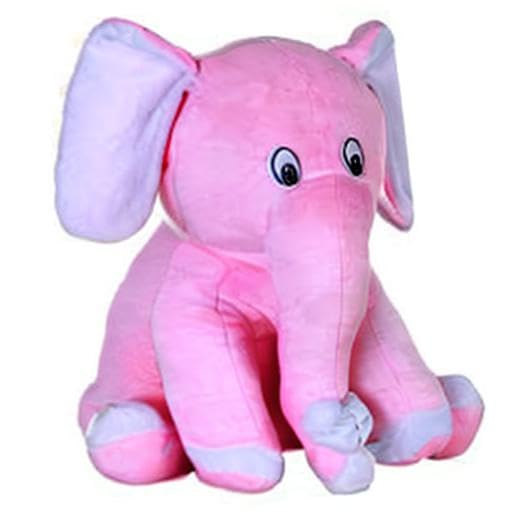 Image of Special Combo In For Kids Baby Elephant|Balloon Teddy|Duck|Penguin|Rabbit (Pack Of 5). Teddy Bear-25 Cm (Pink)