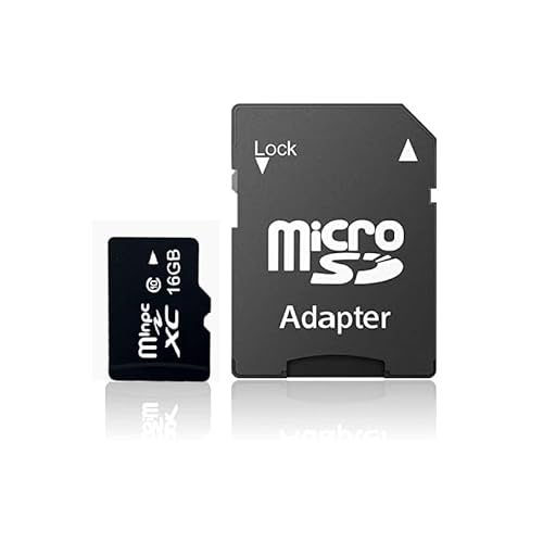 cospayuhin SDカード MicroSDメモリーカード 変換アダプタ付 マイクロSDカード MicroSDカード 高速Class10 SD-16G 容量16GB