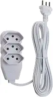 Force Line - Extensão Slim 3 Tomadas Tripolar Bivolt 1 Metro