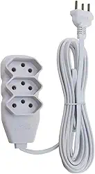 Force Line - Extensão Slim 3 Tomadas Tripolar Bivolt 1 Metro