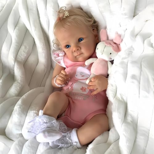 MAIHAO Reborn Dolls Girl 18 Inches Reborn Baby Doll Handmade Reborn Babies Soft Body She Looks and Feels Just like a Real-life Lifelike Baby