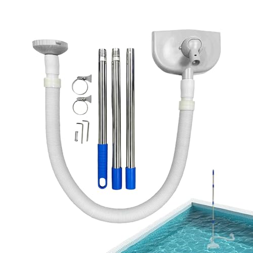 Aspirador de piscina – Aspirador automático de mano para bañera de hidromasaje, limpiador de piscina portátil, ideal , natación, jardín, estanque, fuente, terraza y al aire libre