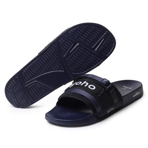 Image of YOHO Drystep Sliders for Men | Waterproof Monsoon Footwear & Rainy Sandals | Skin Friendly Adjustable Strap