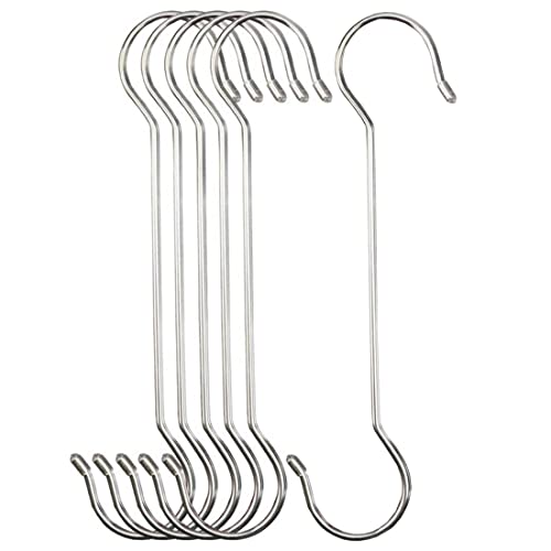 Lruuidde L-S HOOK-SILVER-12IN 6 Pack Extra Large S Hooks thumb #7