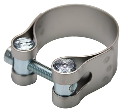 Collier LeoVince pour pot d'échappement Ø 41 mm en acier inoxydable