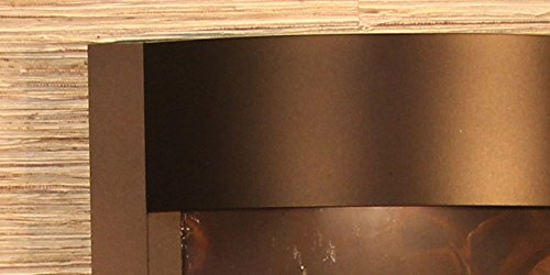 Serene Waters Water Feature with Multi-Color Featherstone (Antique Bronze)