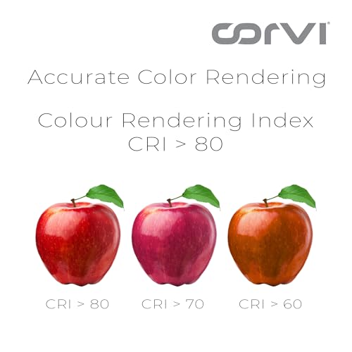 Image of CORVI LED Surface 6 Ceiling Light | 23 Watts illumination using 15 Watts power | Dimmable & Driverless | Backlit for Maximum Output | 3000K Warm White (Pack of 2)