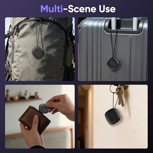 Air Tracker Tags-4 Pack: Bluetooth Tracker Work with Find (iOS only), Smart Tag Keys Finde - image 7