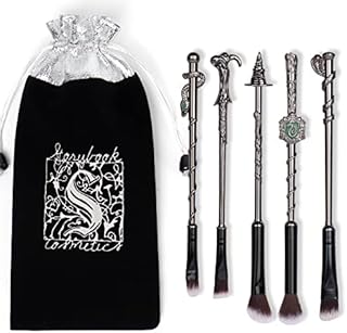 Stitch Eyeshado Face Powder Makeup Brush with Storage Bag, 5Pcs Stitch Makeup Brush Set ,Stitch Theme Cosmetic Brushes for Powder Eyeshadow Blushes Lip, Kawaii Stitch Gifts for Girl Women