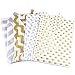 Produktbild VGOODALL Seidenpapier, 80 Blatt Geschenkpapier Metallic Seidenpapier Gold Silber für Geschenk Geburtstag Hochzeit Hochzeit Weihnachten
