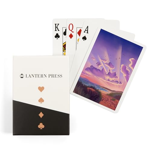 Naipes de póker Lantern Press Coastal Series, 52 cartas