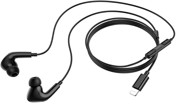 Dijital Mikrofonlu Kablolu Kulaklık – Lightning Bağlantılı iPhone & iPad Uyumlu Stereo Kulakiçi Kulaklık