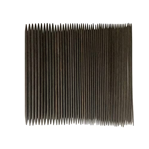 Aiguilles à tricoter en bois finement polie de haute précision lot de 50
