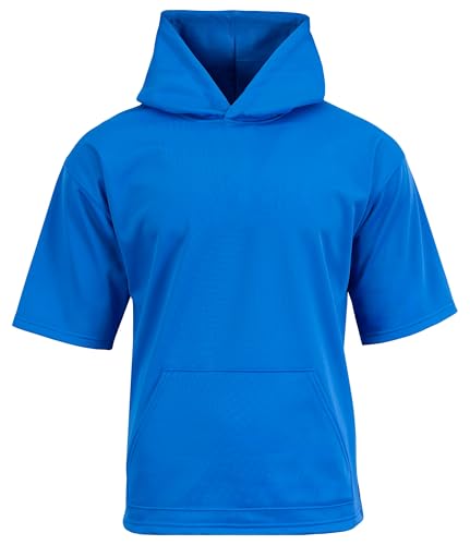A4 Youth Sprint Short Sleeve Fleece Hoodie
