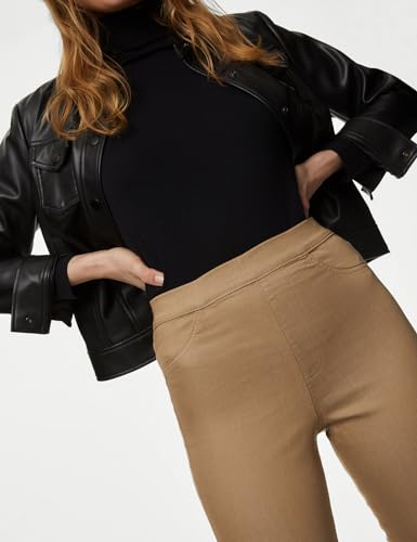 Image of Marks & Spencer Womens Light Wash High Rise Skinny Fit Jegging