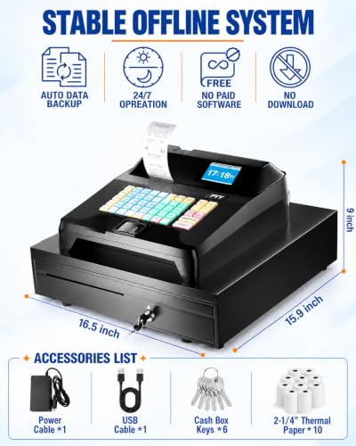 Image of PYY Cash Register for Small Businesses Caja Registradora para Negocio