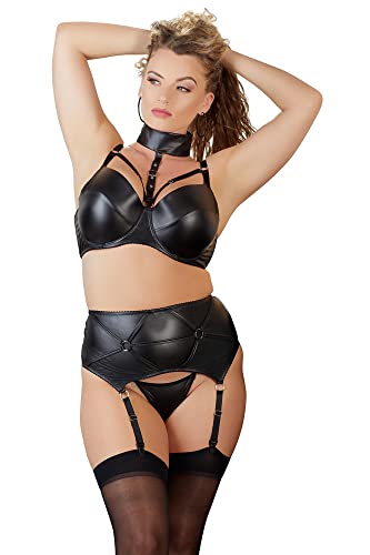 Lingerie erotique wetlook grande taille 95F pour sublimer les formes sans serrer