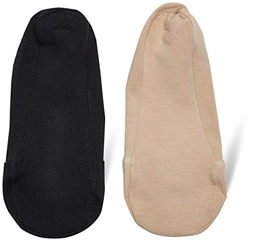 Peds Women's Unseen Low Cut No Show Socks with Gel Tab, 4-Pairs3