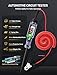 Automotive Test Light with 5-120V LED Digital Voltage Display, Circuit Tester Automotive with Voltmeter & Dual Color Polarity Indicator, Electrical Test Pen with Long Probe for Car RV Fuse Checker