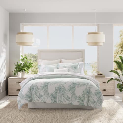Juego de cama reversible Tommy Bahama contra el calor nocturno en tamaño Queen verde 2