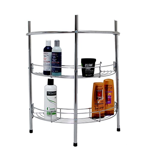 Pilot Imports Under Basin Chrome Bathroom 2 Tier Sink Storage Rack Unit Shelf & Towel Rail (UNDER SINK RACK)