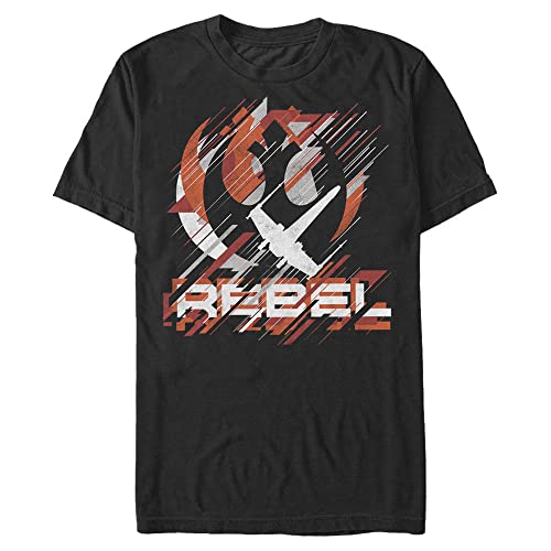 Star Wars Bandes Rebelles T-Shirt Homme Vêtement Pop Culture Noir
