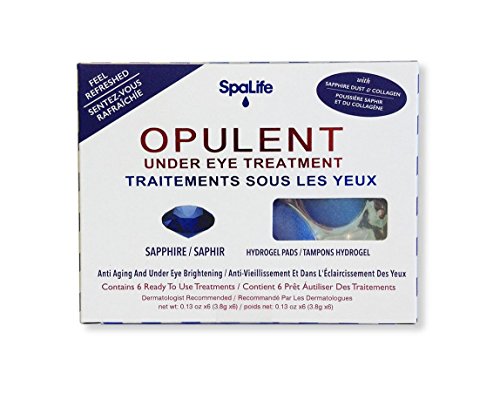 Spa Life Opilent Under Eye Treatments - Feel Refreshed - Anti Aging & Under Eye Brightening - 6 Treatments (See More Options)