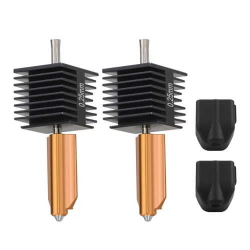olzzdda 2pcs Ad5x 0.25mm hotend Dedicated New Reinforced Nozzle Hot End Ad5x Extruder Ad5x Hot End 3D Printer Accessorie