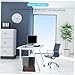 Angoily Mobile CPU Stand with Wheels Computer Mainframe Holder Sturdy CPU Pulley Bracket for Home Office Use Easy Assembly Space Saving Design Oak Color