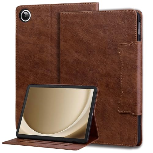 Étui pour Lenovo Tab M10 10.1 TB-311XU Coque en PU avec Support Kahverengi