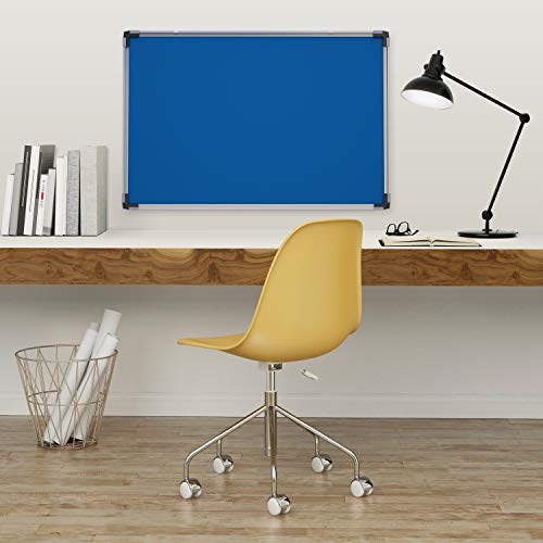 Image of Nechams Hexa Lite Series Fabric Notice Pin-Up Soft Board /Bulletin Board for Office, School, College, Institution and Home ect. Size: 4 feet x 3 feet (Blue Color, Pack of 2)