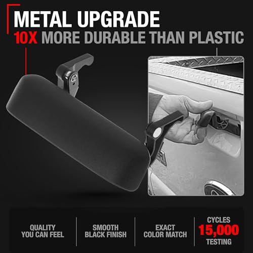 Image of T1A Tailgate Handle Upgraded Metal - Compatible with 1998-2011 Ford Ranger - Textured Black - OEM 1L5Z9943400AAA, 1L5Z-9943400-AAA, 1L5Z 9943400-AAATEX, 77872, FO1915109
