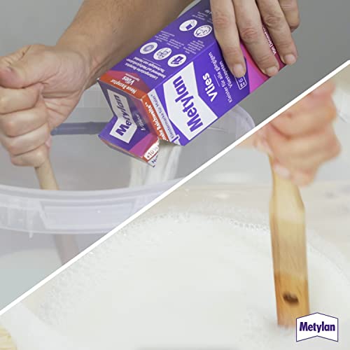 Metylan Non-Woven Wallpaper Paste for Smooth or Textured Backing - Easy to Use, High Yield, 1x180g