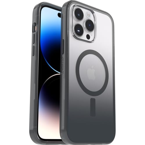 Image of OtterBox - Clear iPhone 14 Pro Max Case (ONLY) - Made for Apple MagSafe, Scratch-Resistant Protective Phone Case, Sleek & Pocket-Friendly Profile (Obsidian)