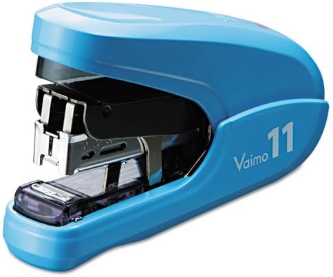 MAX Vaimo 11 Compact Stapler - 35 Sheets Capacity - 100 Staples Capacity - 3/8 Staple Size - Blue
