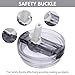 Replacement 40oz Leak Proof Tumbler FLIP Lid With Straw - Fit For Stanley ProTour Quencher 40oz and Quencher H2.0 40oz,64oz Tumbler (Polar, 40oz and 64oz)