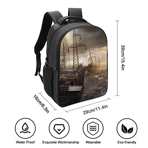 Sac à dos de la mode étudiante Doomsday | Cartable avec grand compartiment ordinateur