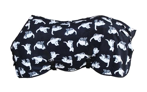 Image of Challenger Horse Soft Fleece Cooler Exercise Blanket Wicks Moisture Winter Liner 43EE02