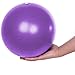 Balle de Pilates Souple Balles d'exercices Fitness Mini Ballon de Gymnastique de 25 cm Parfait pour Le Yoga, l'entraînement de Base et la physiothérapie à la Maison, au Gymnase et au Bureau