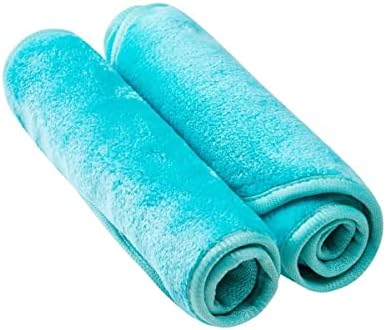 Makeup Remover Cloth Cleansing Towel - Chemical Free - Move Makeup Instantly with Just Water (2 Blue)