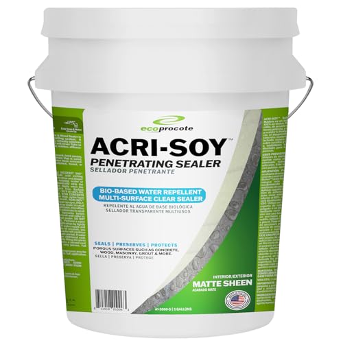 Acri-Soy Penetrating Concrete Sealer & Wood Sealant — Odorless, Non-Toxic