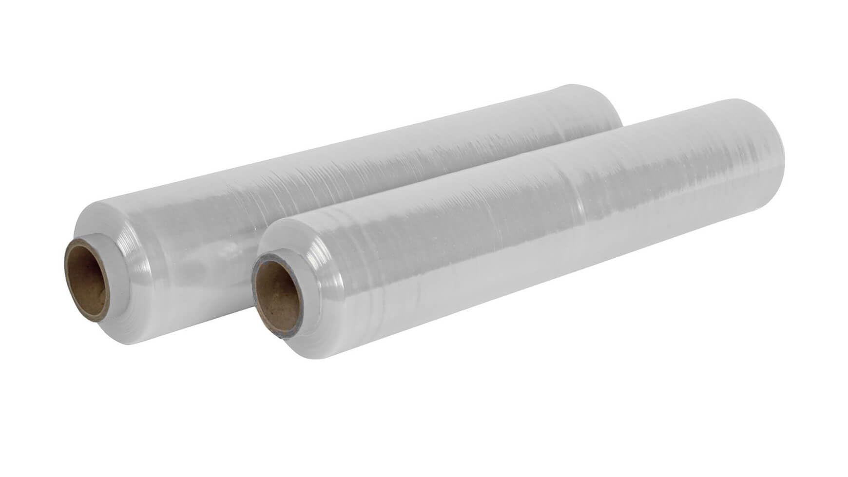 60x Stretchfolie Handstretchfolie Palettenfolie PCR 50cm 300lfm Transparent