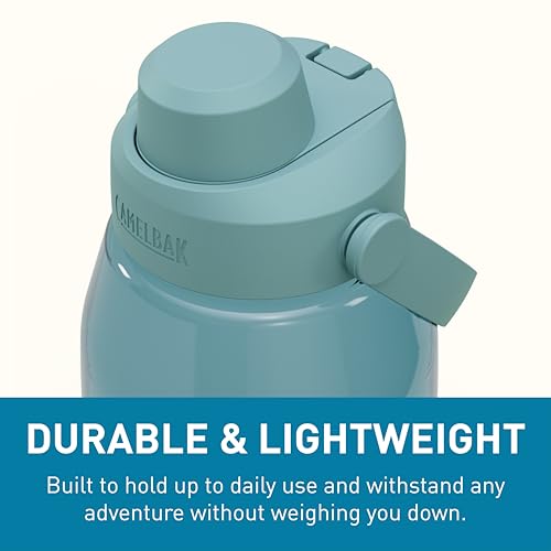 Image of CamelBak Thrive Chug Water Bottle, High Flow Lid Design for Quick Everyday Hydration and Active Use, 50oz, Cove