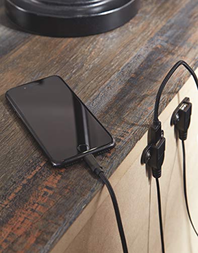 image for Signature Design by Ashley Drystan Rustic Industrial 2 Drawer Nightsta