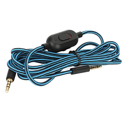 Cable de sustitución para G Pro con conectores precisos y control de volumen azul 2