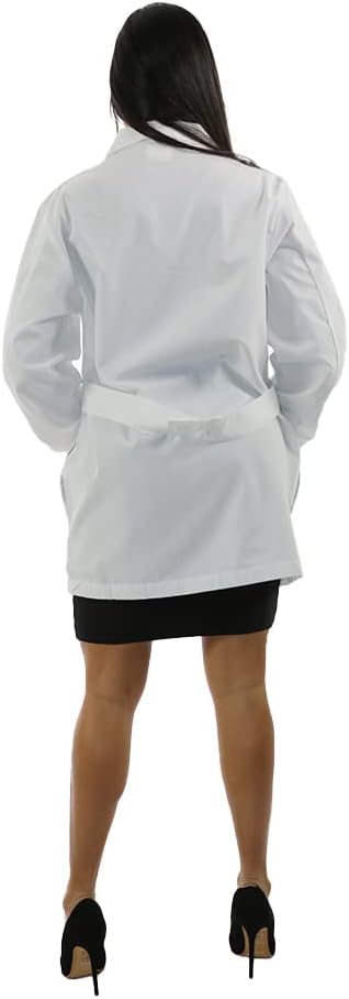 Spectrum Uniforms Medical Lab Coats 34" Length Unisex Men, Women Hospital Workspace Medical Practice Professionals -Pack Of 2